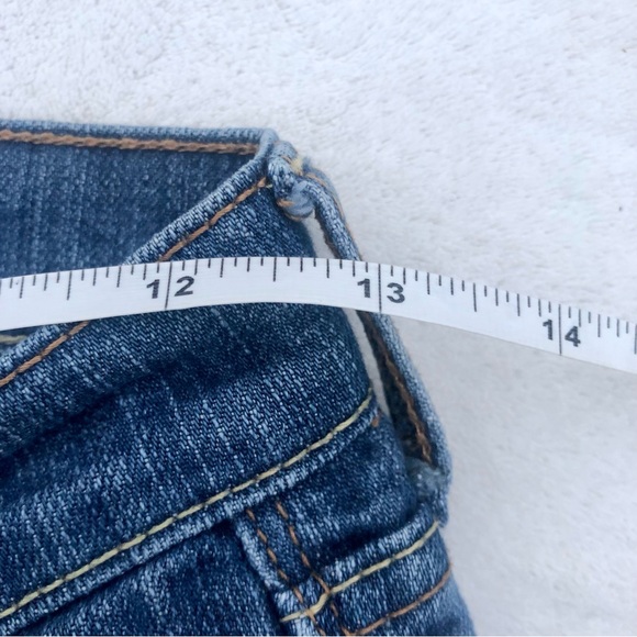 Old Navy Diva Jeans Sz. 1 Regular Denim Navy Blue Straight Stretch - Picture 7 of 9